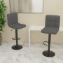 Kitchen stools 2 units dark gray fabric by vidaXL, Kitchen stools - Ref: Foro24-334281, Price: 128,36 €, Discount: %