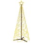 Konischer Weihnachtsbaum 200 warmweiße LEDs 70x180 cm von vidaXL, Weihnachtsbäume - Ref: Foro24-343505, Preis: 51,92 €, Rabat...