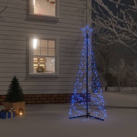 Konischer Weihnachtsbaum 200 blaue LED 70x180 cm von vidaXL, Weihnachtsbäume - Ref: Foro24-343503, Preis: 31,75 €, Rabatt: %