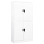 White steel office cabinet 90x40x180 cm by vidaXL, Lockers and storage cabinets - Ref: Foro24-335942, Price: 300,99 €, Discou...