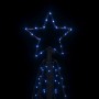 Árbol de Navidad cónico 200 LED azul 70x180 cm de vidaXL, Arboles de navidad - Ref: Foro24-343503, Precio: 31,75 €, Descuento: %