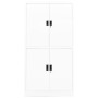 White steel office cabinet 90x40x180 cm by vidaXL, Lockers and storage cabinets - Ref: Foro24-335942, Price: 300,99 €, Discou...