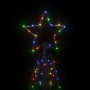 Árbol de Navidad cónico 200 LED de colores 70x180 cm de vidaXL, Arboles de navidad - Ref: Foro24-343504, Precio: 42,37 €, Des...