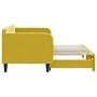 Yellow velvet trundle sofa bed 80x200 cm by vidaXL, Beds and slatted bases - Ref: Foro24-3197061, Price: 293,99 €, Discount: %