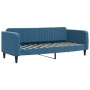 Trundle sofa bed with blue velvet mattress 80x200 cm by vidaXL, Beds and slatted bases - Ref: Foro24-3197079, Price: 446,37 €...