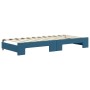 Trundle sofa bed with blue velvet mattress 80x200 cm by vidaXL, Beds and slatted bases - Ref: Foro24-3197079, Price: 446,37 €...