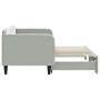 Light gray velvet trundle sofa bed 80x200 cm by vidaXL, Beds and slatted bases - Ref: Foro24-3197056, Price: 267,07 €, Discou...