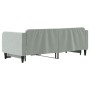 Sofá cama nido terciopelo gris claro 80x200 cm de vidaXL, Camas y somieres - Ref: Foro24-3197056, Precio: 267,07 €, Descuento: %