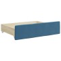 Sofá cama nido con cajones terciopelo azul 80x200 cm de vidaXL, Camas y somieres - Ref: Foro24-3197103, Precio: 326,14 €, Des...