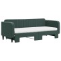 Trundle sofa bed with dark green velvet mattress 80x200 cm by vidaXL, Beds and slatted bases - Ref: Foro24-3197082, Price: 44...