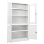 White steel office cabinet 90x40x180 cm by vidaXL, Lockers and storage cabinets - Ref: Foro24-335946, Price: 324,99 €, Discou...