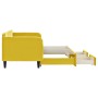 Sofá cama nido con cajones terciopelo amarillo 80x200 cm de vidaXL, Camas y somieres - Ref: Foro24-3197109, Precio: 355,06 €,...