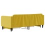 Sofá cama nido con cajones terciopelo amarillo 80x200 cm de vidaXL, Camas y somieres - Ref: Foro24-3197109, Precio: 355,06 €,...