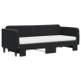 Sofá cama nido con colchón terciopelo negro 80x200 cm de vidaXL, Camas y somieres - Ref: Foro24-3197084, Precio: 456,28 €, De...