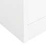 White steel office cabinet 90x40x180 cm by vidaXL, Lockers and storage cabinets - Ref: Foro24-335946, Price: 324,99 €, Discou...