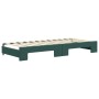 Sofá cama nido con cajones terciopelo verde oscuro 80x200 cm de vidaXL, Camas y somieres - Ref: Foro24-3197130, Precio: 467,4...