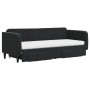 Trundle sofa bed with drawers black velvet 80x200 cm by vidaXL, Beds and slatted bases - Ref: Foro24-3197132, Price: 498,08 €...