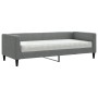 Sofa bed with dark gray fabric mattress 80x200 cm by vidaXL, Beds and slatted bases - Ref: Foro24-3196556, Price: 327,29 €, D...