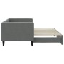 Sofá cama nido tela gris oscuro 80x200 cm de vidaXL, Camas y somieres - Ref: Foro24-3196574, Precio: 279,13 €, Descuento: %