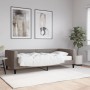 Sofá cama con colchón tela gris taupe 90x200 cm de vidaXL, Camas y somieres - Ref: Foro24-3196563, Precio: 340,22 €, Descuent...