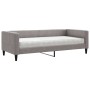 Sofa bed with taupe gray fabric mattress 90x200 cm by vidaXL, Beds and slatted bases - Ref: Foro24-3196563, Price: 340,22 €, ...