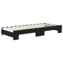 Trundle sofa bed with black fabric mattress 80x200 cm by vidaXL, Beds and slatted bases - Ref: Foro24-3196593, Price: 484,93 ...