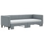 Sofá cama nido con colchón tela gris claro 80x200 cm de vidaXL, Camas y somieres - Ref: Foro24-3196591, Precio: 447,83 €, Des...