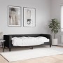 Sofá cama con colchón tela negro 80x200 cm de vidaXL, Camas y somieres - Ref: Foro24-3196557, Precio: 324,00 €, Descuento: %