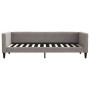 Sofa bed with taupe gray fabric mattress 80x200 cm by vidaXL, Beds and slatted bases - Ref: Foro24-3196558, Price: 323,35 €, ...