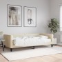 Sofá cama con colchón tela crema 100x200 cm de vidaXL, Camas y somieres - Ref: Foro24-3196569, Precio: 331,04 €, Descuento: %