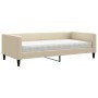 Sofá cama con colchón tela crema 100x200 cm de vidaXL, Camas y somieres - Ref: Foro24-3196569, Precio: 331,99 €, Descuento: %