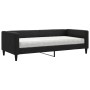 Sofá cama con colchón tela negro 90x200 cm de vidaXL, Camas y somieres - Ref: Foro24-3196562, Precio: 340,99 €, Descuento: %