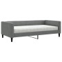 Sofa bed with dark gray fabric mattress 100x200 cm by vidaXL, Beds and slatted bases - Ref: Foro24-3196566, Price: 348,95 €, ...