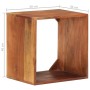 Estante de pared madera maciza de acacia 40x30x40 cm de vidaXL, Estantes y estanterías - Ref: Foro24-340304, Precio: 78,99 €,...