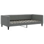 Sofa bed with dark gray fabric mattress 100x200 cm by vidaXL, Beds and slatted bases - Ref: Foro24-3196566, Price: 348,95 €, ...