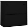 Office cabinet with sliding door black steel 90x40x90cm by vidaXL, Lockers and storage cabinets - Ref: Foro24-335952, Price: ...