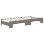 Sofá cama nido con cajones tela gris taupe 80x200 cm de vidaXL, Camas y somieres - Ref: Foro24-3196630, Precio: 488,04 €, Des...