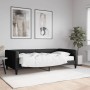 Sofá cama con colchón tela negro 100x200 cm de vidaXL, Camas y somieres - Ref: Foro24-3196567, Precio: 386,57 €, Descuento: %