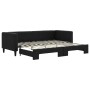 Sofá cama nido tela negro 80x200 cm de vidaXL, Camas y somieres - Ref: Foro24-3196575, Precio: 291,99 €, Descuento: %