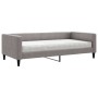 Sofa bed with taupe gray fabric mattress 100x200 cm by vidaXL, Beds and slatted bases - Ref: Foro24-3196568, Price: 331,04 €,...