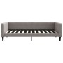 Sofa bed with taupe gray fabric mattress 100x200 cm by vidaXL, Beds and slatted bases - Ref: Foro24-3196568, Price: 331,04 €,...