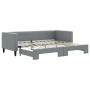 Sofá cama nido tela gris claro 80x200 cm de vidaXL, Camas y somieres - Ref: Foro24-3196573, Precio: 263,99 €, Descuento: %