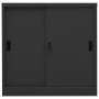 Office cabinet sliding door anthracite steel 90x40x90cm by vidaXL, Lockers and storage cabinets - Ref: Foro24-335953, Price: ...