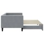 Sofá cama nido tela gris claro 80x200 cm de vidaXL, Camas y somieres - Ref: Foro24-3196573, Precio: 280,60 €, Descuento: %