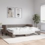 Sofá cama nido tela gris taupe 80x200 cm de vidaXL, Camas y somieres - Ref: Foro24-3196576, Precio: 265,99 €, Descuento: %