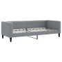 Trundle sofa bed with drawers light gray fabric 80x200 cm by vidaXL, Beds and slatted bases - Ref: Foro24-3196627, Price: 489...