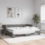 Trundle sofa bed with dark gray fabric mattress 80x200 cm by vidaXL, Beds and slatted bases - Ref: Foro24-3196592, Price: 417...