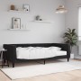 Sofá cama con colchón terciopelo negro 100x200 cm de vidaXL, Camas y somieres - Ref: Foro24-3196678, Precio: 409,75 €, Descue...