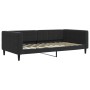 Sofá cama con colchón terciopelo negro 100x200 cm de vidaXL, Camas y somieres - Ref: Foro24-3196678, Precio: 409,75 €, Descue...