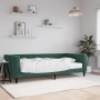 Sofa bed with dark green velvet mattress 100x200 cm by vidaXL, Beds and slatted bases - Ref: Foro24-3196676, Price: 361,99 €,...